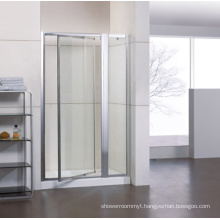 Pivot Safety Tempered Glass Shower Door +Inline Wa-IP090